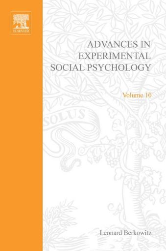 Picture of ADV EXPERIMENTAL SOCIAL PSYCHOLOGY,V 10