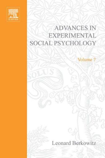 Picture of ADV EXPERIMENTAL SOCIAL PSYCHOLOGY,VOL 7