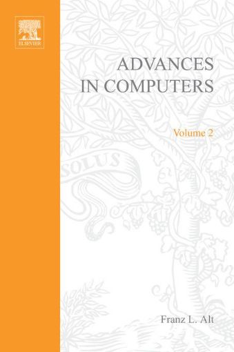 Picture of ADVANCES IN COMPUTERS VOL 2