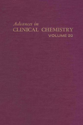 Picture of ADVANCES IN CLINICAL CHEMISTRY VOL 22