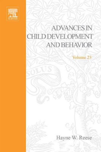 Picture of ADV IN CHILD DEVELOPMENT &BEHAVIOR V23
