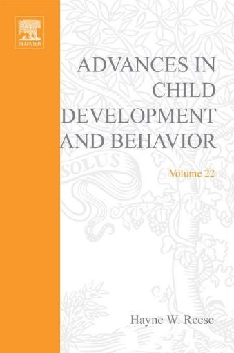 Picture of ADV IN CHILD DEVELOPMENT &BEHAVIOR V22