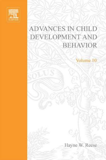 Picture of ADV IN CHILD DEVELOPMENT &BEHAVIOR V10