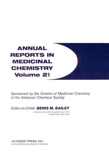 Picture of ANNUAL REPORTS IN MED CHEMISTRY V21 PPR
