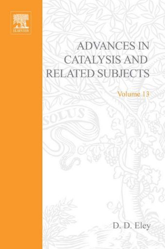 Picture of ADVANCES IN CATALYSIS VOLUME 13