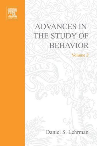 Picture of ADVANCES IN THE STUDY OF BEHAVIOR VOL 2