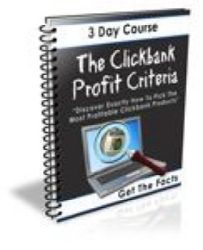 Picture of The Clickbank Profit Criteria