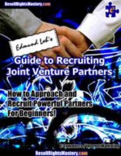 Picture of Edmund Loh's Guide To Recruiting Joint Venture Partners