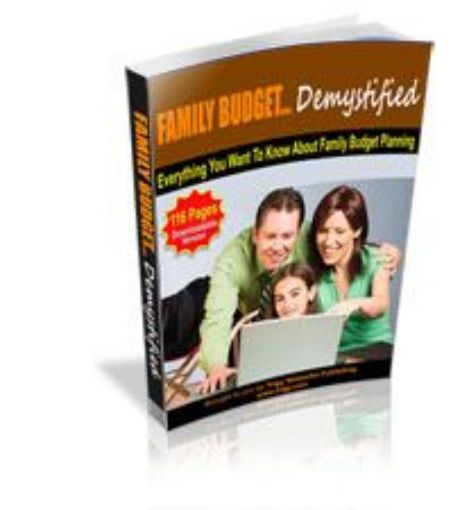 Picture of Family Budget Demystified"