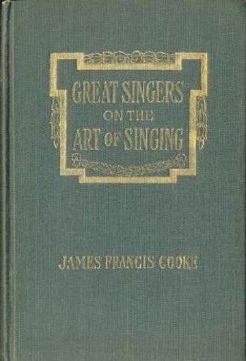 Picture of Great Singers On The Art Of Singing 