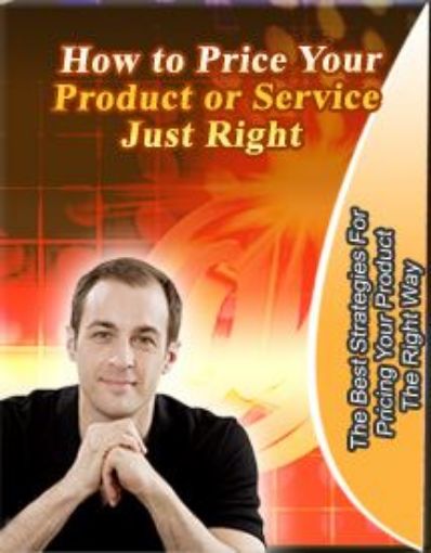 Picture of How To Price Your Product Or Service Just Right