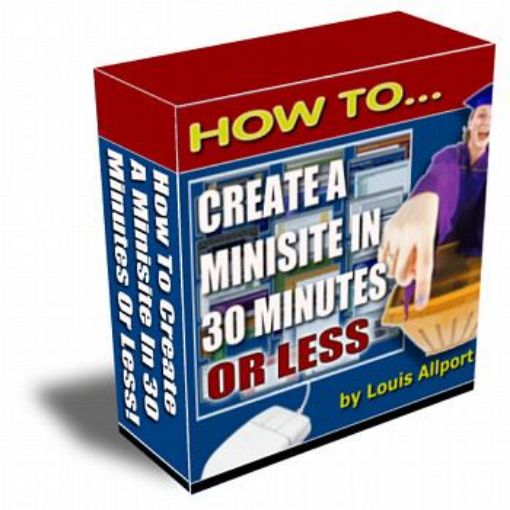 Picture of How To Create A Minisite In 30 Minutes Or Less