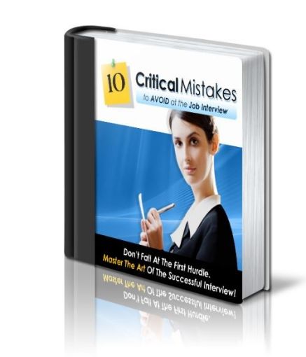 Picture of Critical Mistakes To Avoid Of The Job Interview