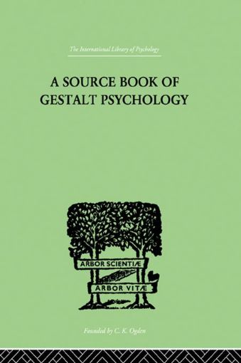 Picture of A Source Book of Gestalt Psychology