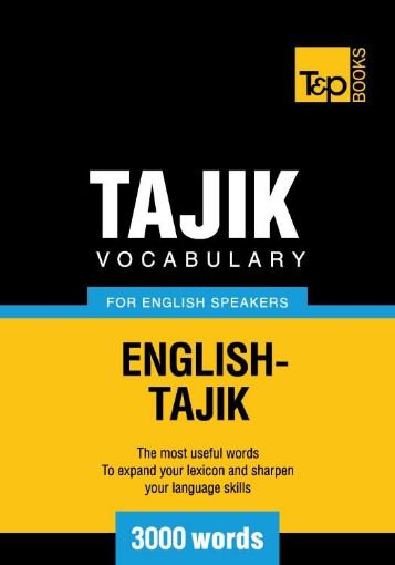Picture of Tajik vocabulary for English speakers - 3000 words