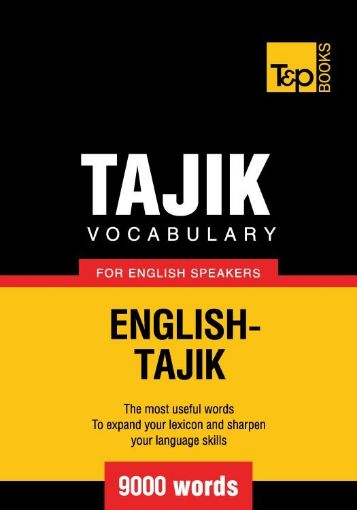 Picture of Tajik vocabulary for English speakers - 9000 words