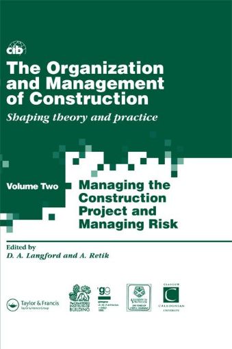 Picture of Organization and Management of Construction: Shaping Theory and Practice