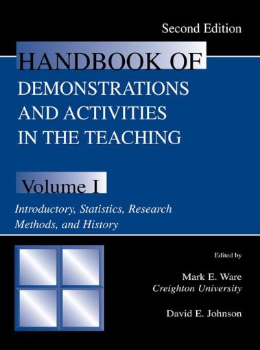 Picture of Handbook of Demonstrations and Activities in the Teaching of Psychology, Second Edition: Volume I: Introductory, Statistics, Research Methods, and His