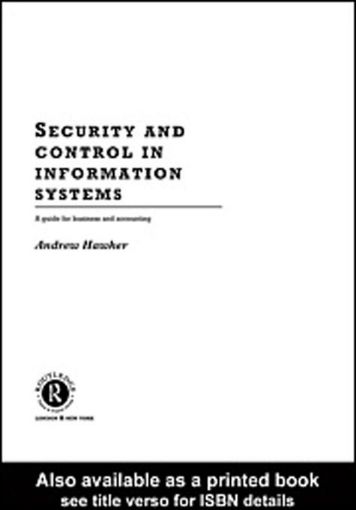 Picture of Security and Control in Information Systems: A Guide for Business and Accounting
