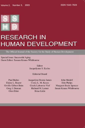 Picture of Successful Aging: A Special Issue of research in Human Development