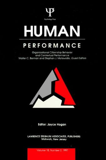 Picture of Organizational Citizenship Behavior and Contextual Performance: A Special Issue of Human Performance