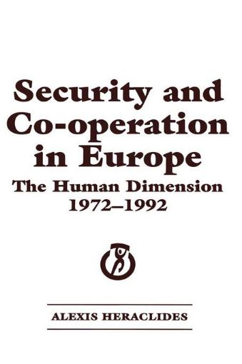 Picture of Security and Co-operation in Europe: The Human Dimension 1972-1992