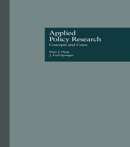 Picture of Applied Policy Research: Concepts and Cases