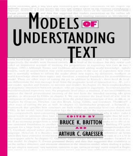 Picture of Models of Understanding Text