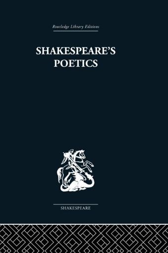 Picture of Shakespeare's Poetics: In Relation to King Lear