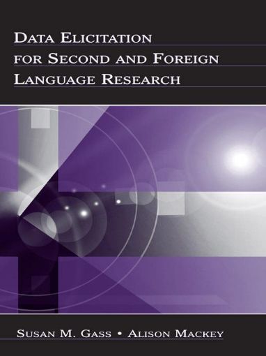 Picture of Data Elicitation for Second and Foreign Language Research