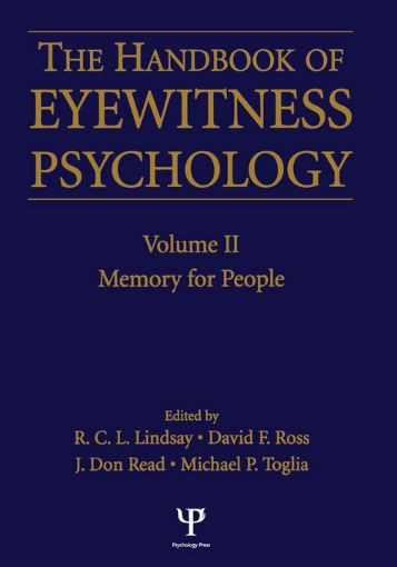 Picture of Handbook Of Eyewitness Psychology 2 Volume Set