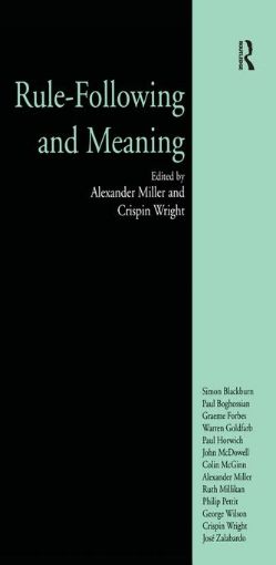 Picture of Rule-following and Meaning
