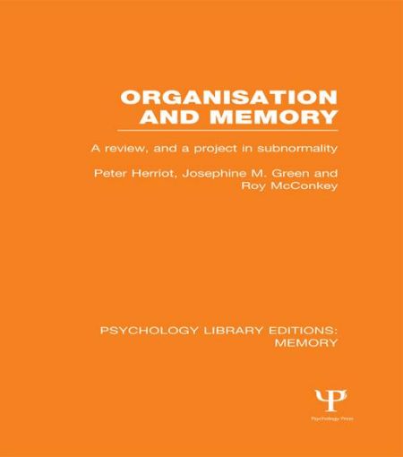 Picture of Organisation and Memory (PLE: Memory): A Review and a Project in Subnormality