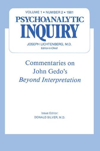 Picture of Commentaries: Psychoanalytic Inquiry, 1.2
