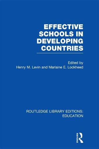 Picture of Effective Schools in Developing Countries (Rle Edu A)