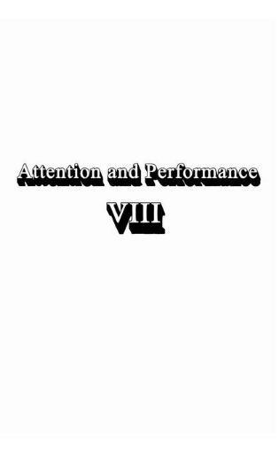 Picture of Attention and Performance Viii