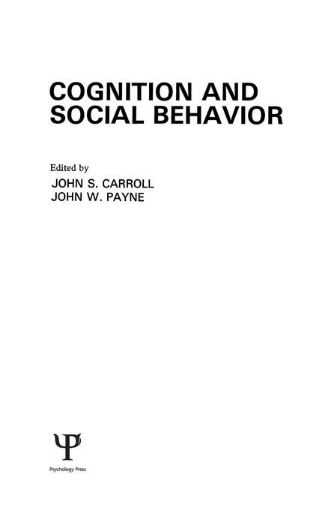 Picture of Cognition and Social Behavior