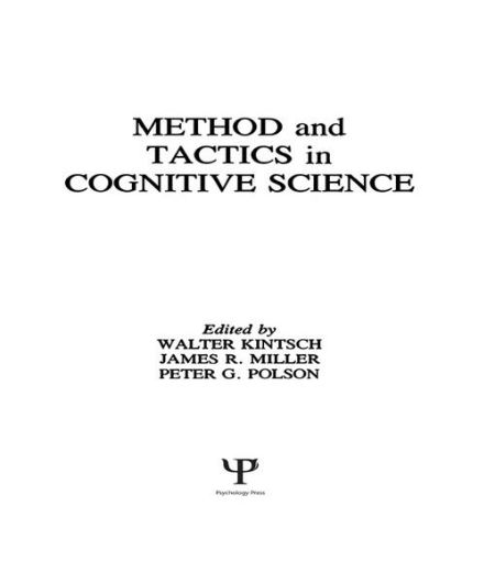 Picture of Methods and Tactics in Cognitive Science
