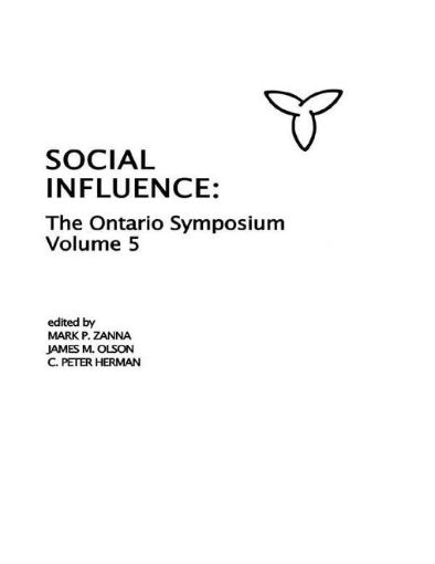 Picture of Social Influence: The Ontario Symposium, Volume 5