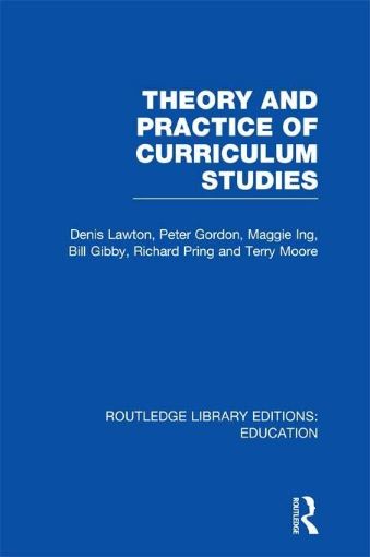 Picture of Theory and Practice of Curriculum Studies (Rle Edu B)