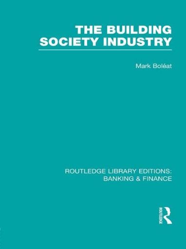 Picture of Building Society Industry (Rle Banking & Finance)