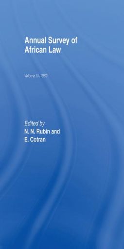 Picture of Annual Survey of African Law Cb: Volume Three : 1969
