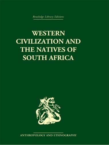 Picture of Western Civilization in Southern Africa: Studies in Culture Contact