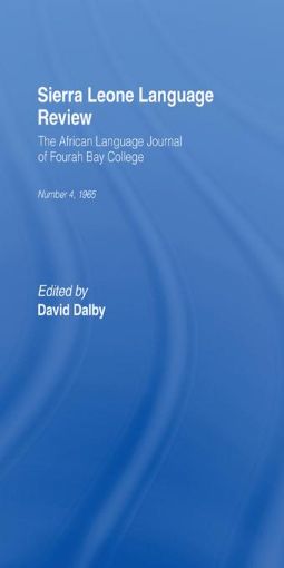 Picture of African Language Review
