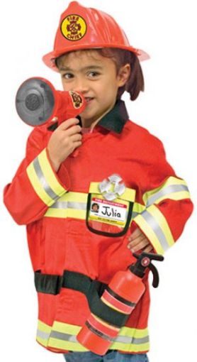 Picture of Melissa & Doug Fire Chief Role Play Costume Set