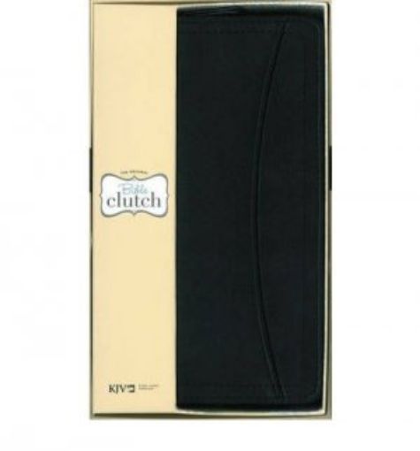 Picture of Kjv Bible Clutch- Black