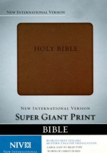 Picture of Niv-Super Giant Print Bib-Brw