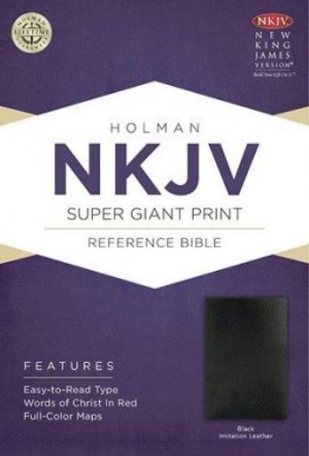 Picture of KJV-SG PRINT REF BIBLE LTH-BK