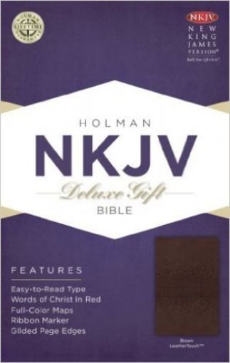 Picture of Nkjv-Deluxe Gift-Brown