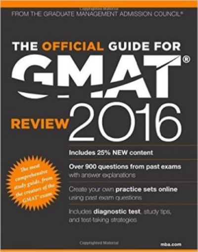 Picture of The Official Guide For Gmat Review 2016
